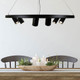 Tegmento Pendant Light GU10 210W 800mm Black Tegmento Pendant Light GU10 210W 800mm Black